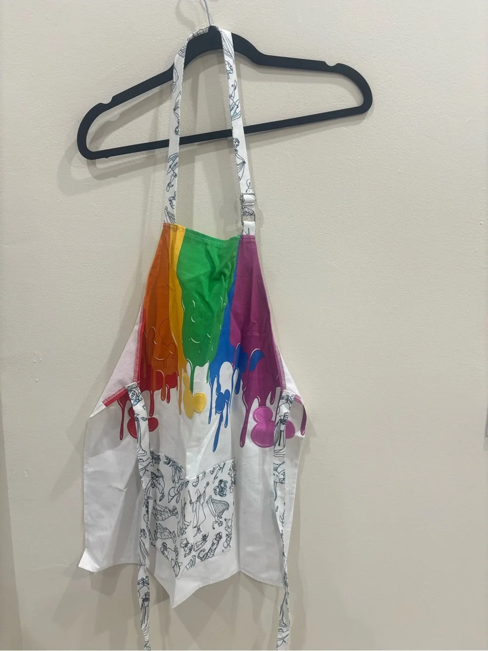 NWT Disney Parks Ink and Paint Kids Apron